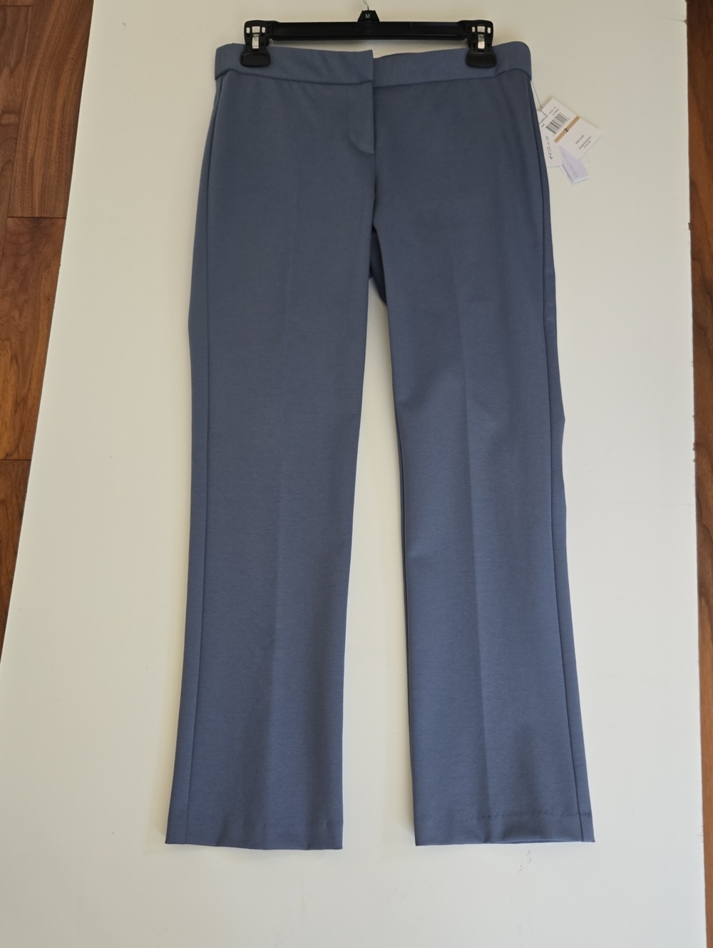 Modern Fit Ankle Pants in Slate Blue